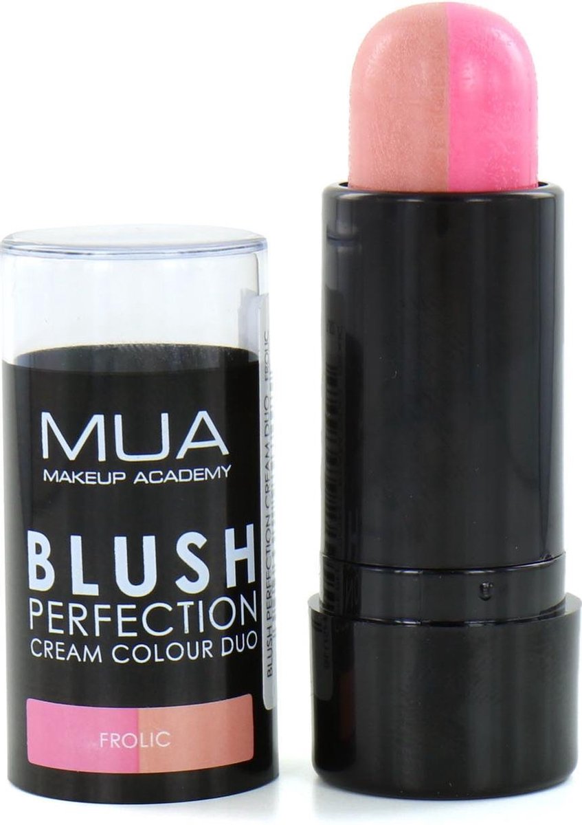 MUA Blush Perfection Cream Colour Duo Blush Stick - Frolic