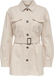 Onlmilla Life Belted Utility Jacket 15226872 Pumice Stone