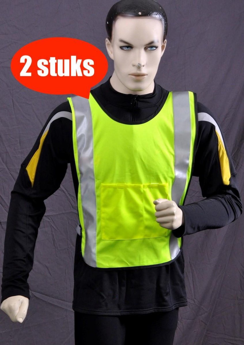 Safeways EN471 Kl1 HiViz Veiligheidshesje - Reflectie - 2stuks