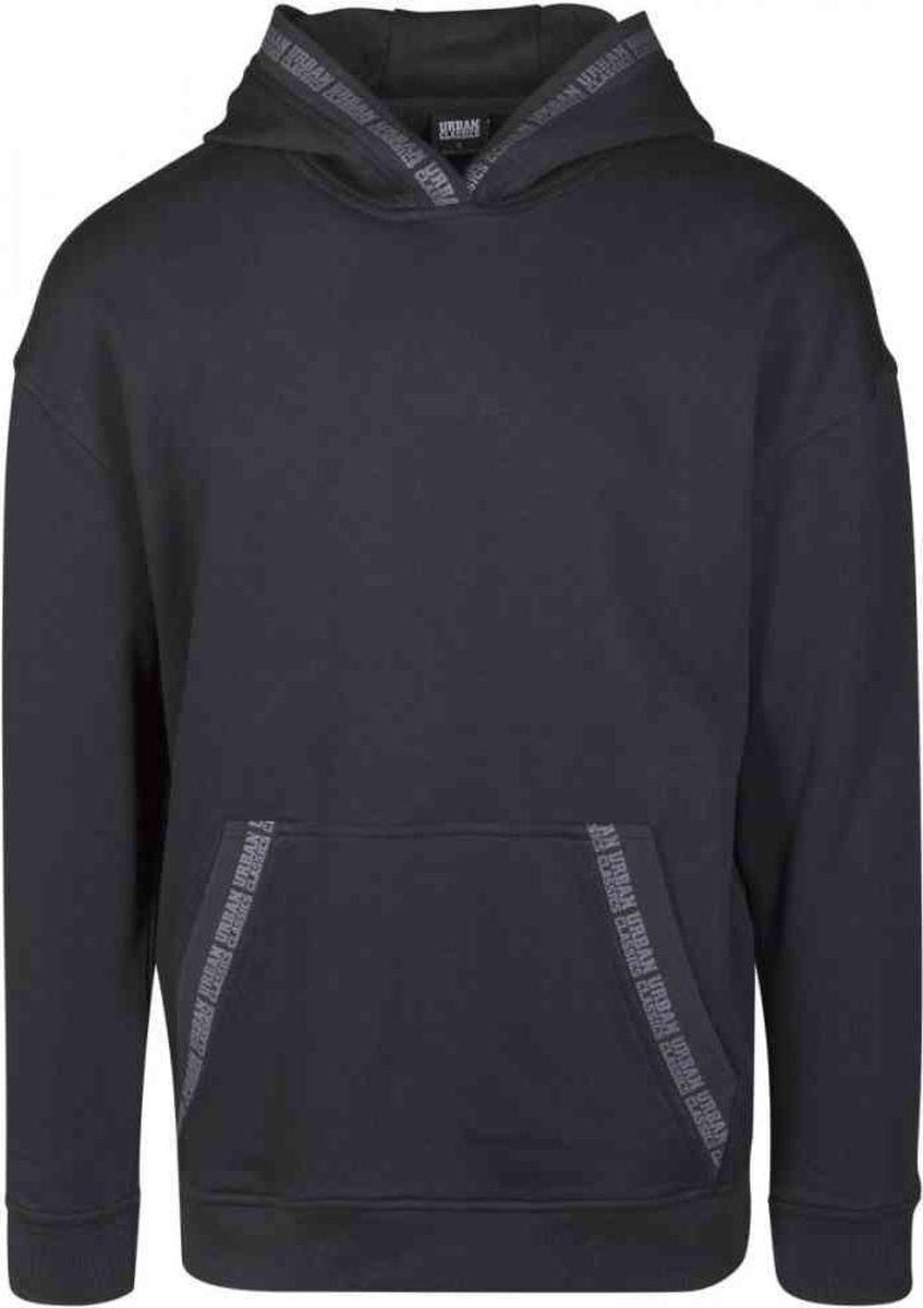 Urban Classics Hoodie/trui -S- Oversize Logo Zwart