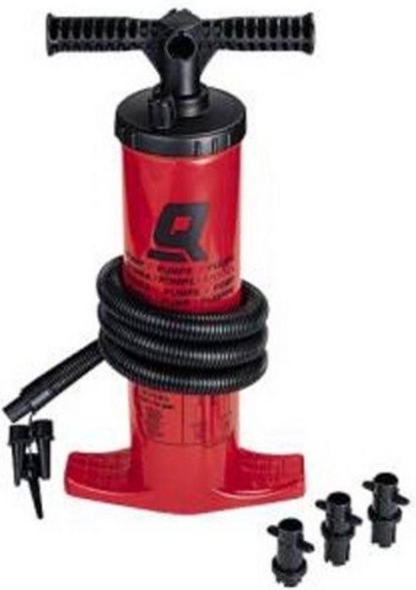 Dubbellucht handpomp met manometer