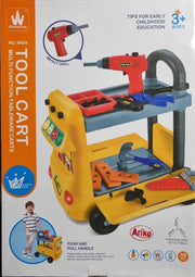 Ariko Wanderlong XXL Tool Cart werkbank trolley met gereedschap | 38 onderdelen | met muziek en geluid | Gereedschapset | Gereedschap | Gereedschap speelgoed | inclusief batterijen