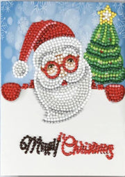 Diamond Painting kaart Santa