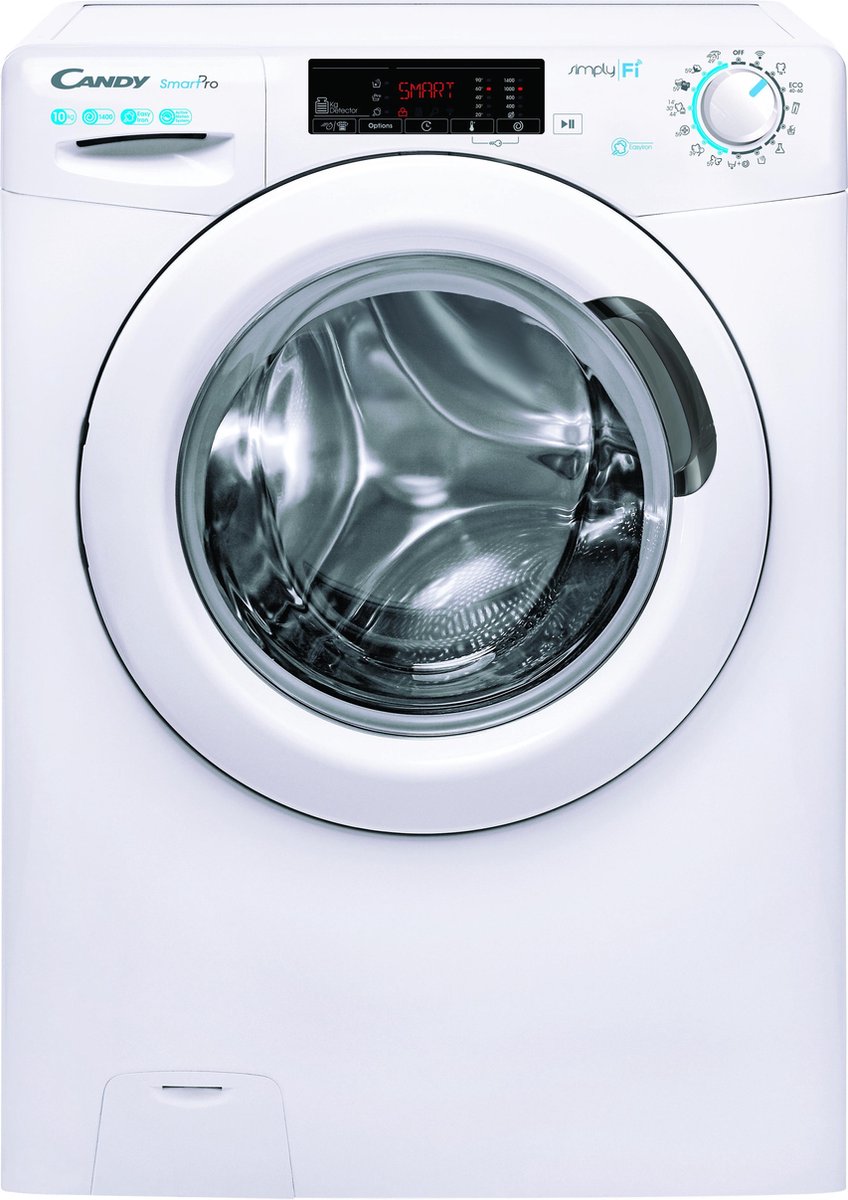 Candy Wasmachine | Model CSO 14105TE/1-S | Vrijstaand | 10 kg | 1400 rpm | Wit | Steam-functie