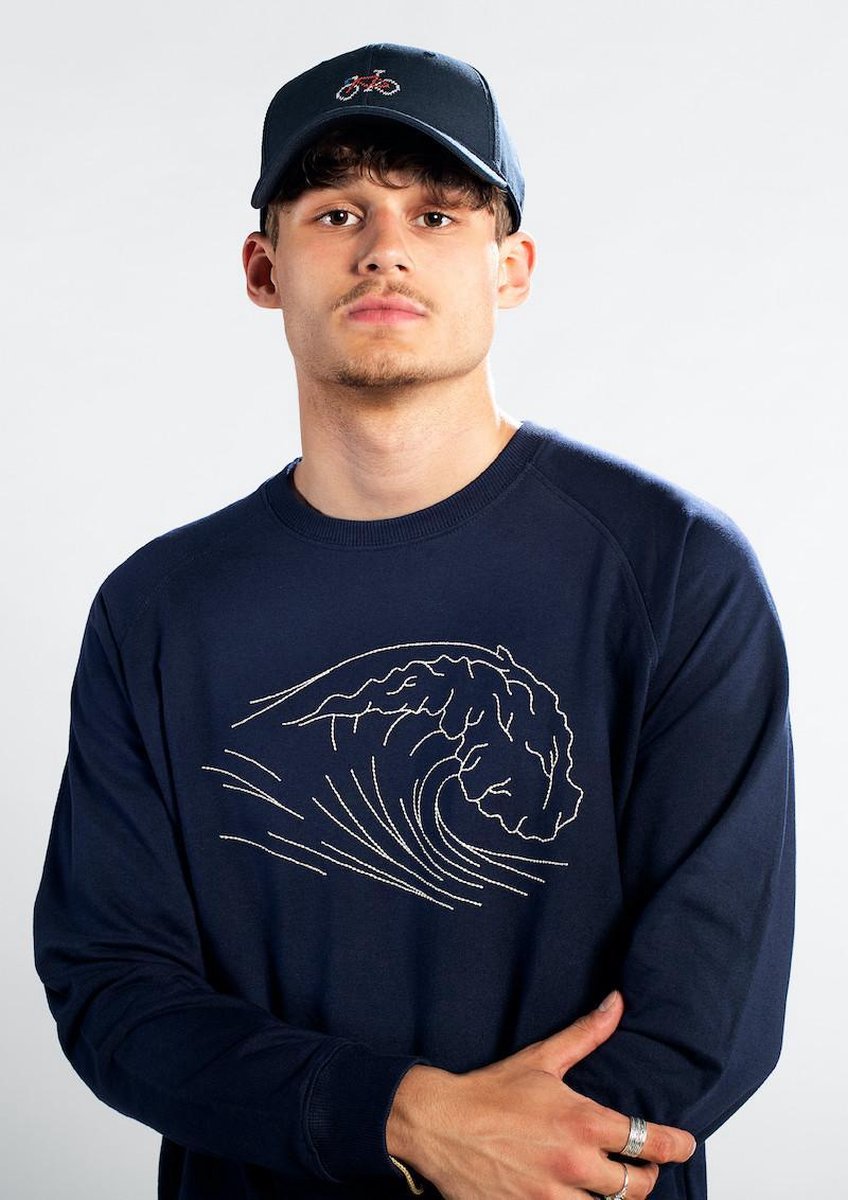 Dedicated Sweatshirt Malmoe Stitched Wave