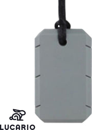 Bijtketting - Kauwketting | Army Tag - Grijs | Ook geschikt voor volwassenen