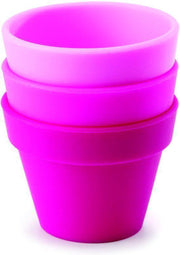 FusionBrands PetitPot Serveerschaaltjes - Siliconen - Roze - Set van 3 stuks