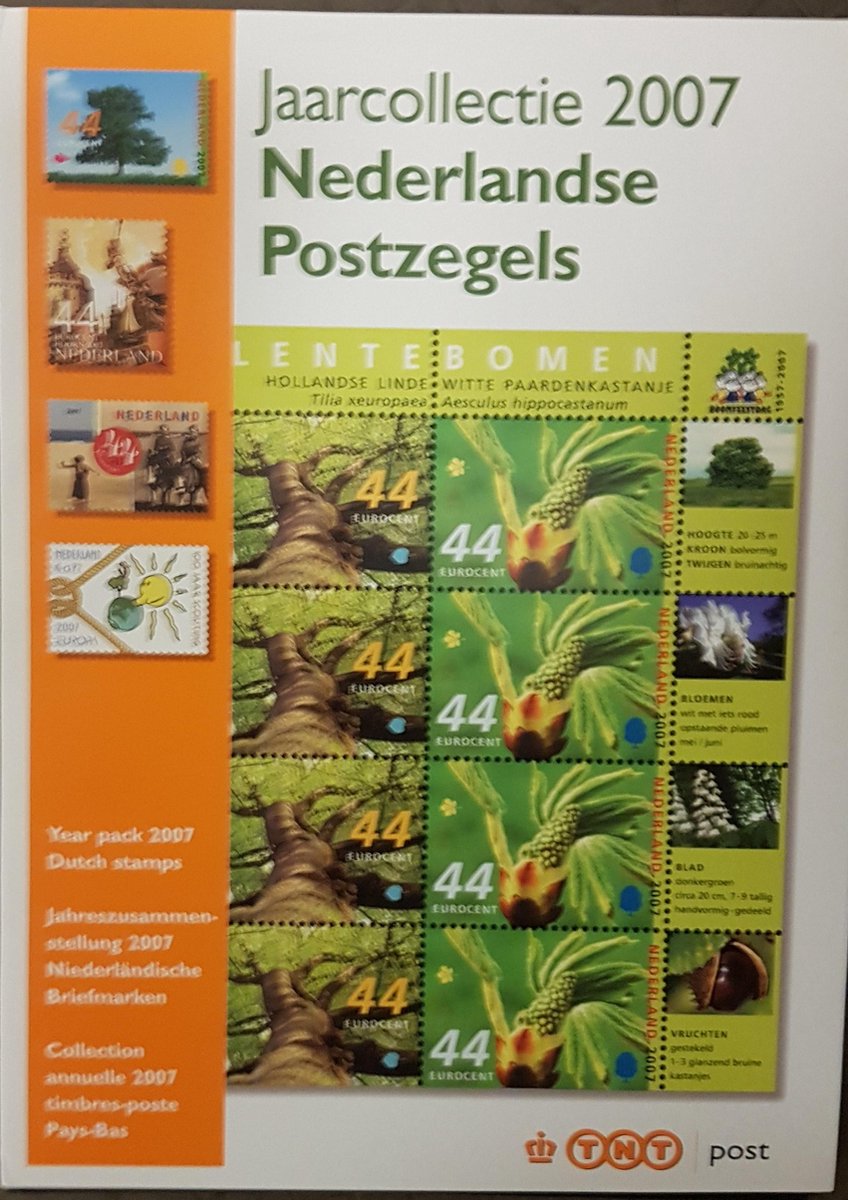 Nederland jaarcollectie postzegels 2007