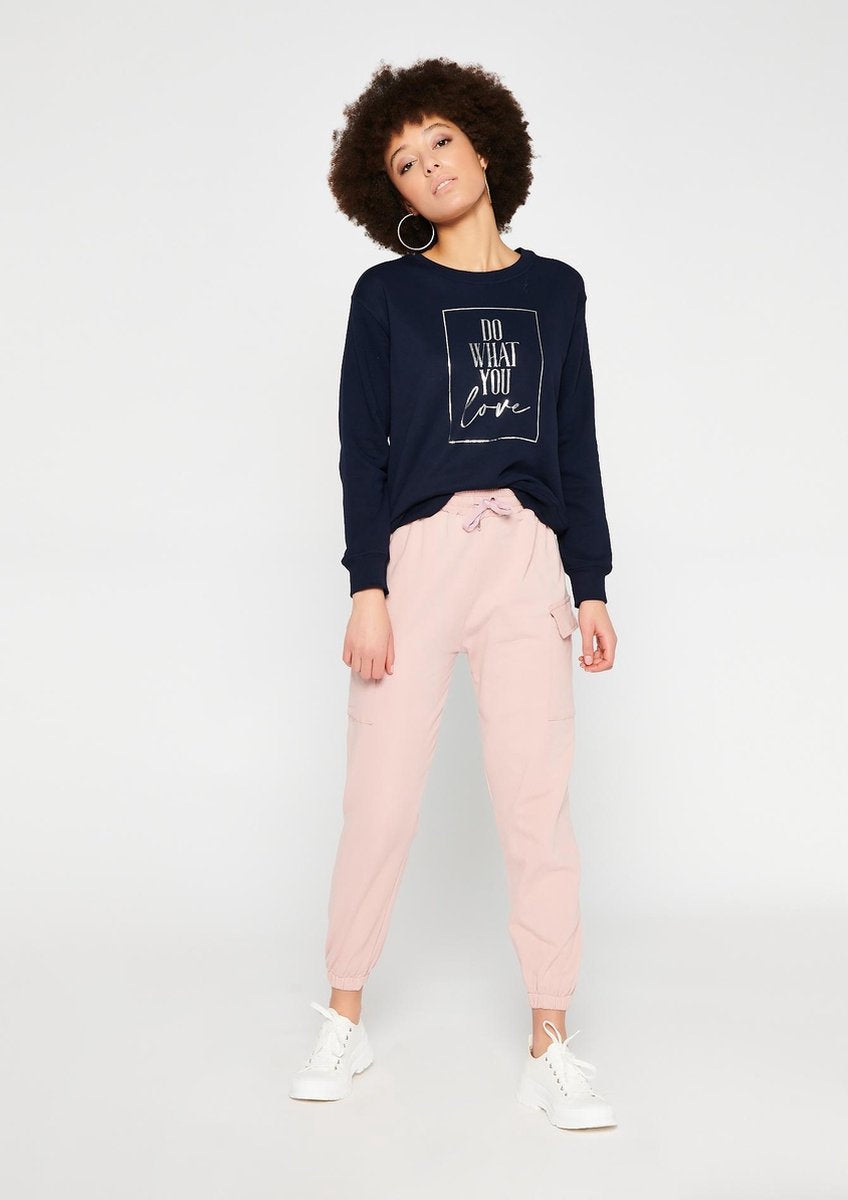 Cargo joggingbroek - Nude