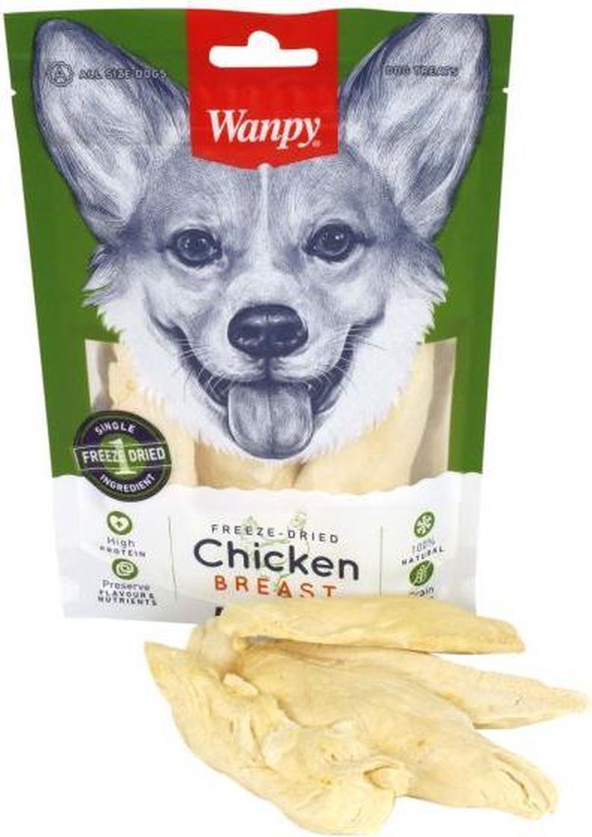 40 gr Wanpy freeze dried chicken breast