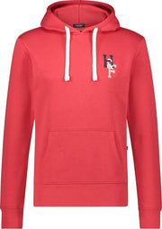 Haze&Finn Hooded Sweater Rococco Rood (MC15-0410 - RococcoRed)