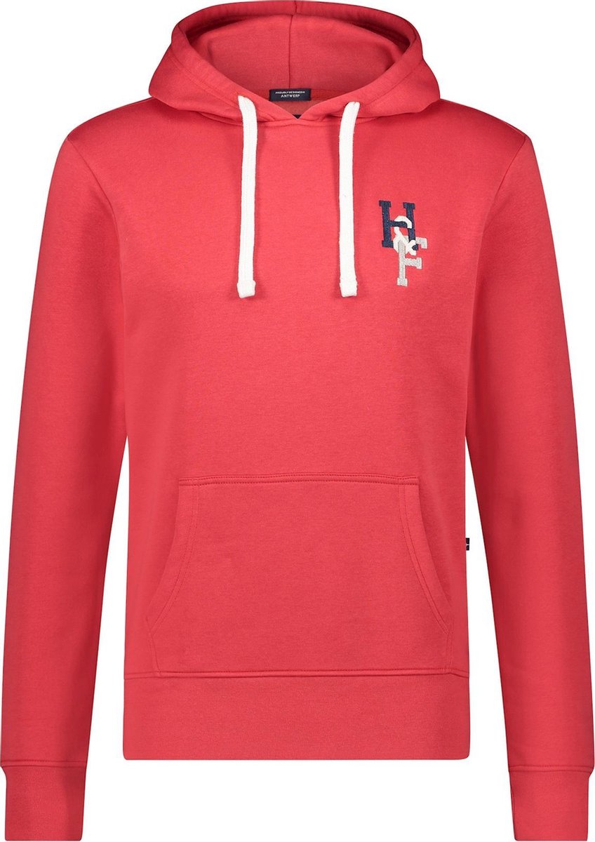 Haze&Finn Hooded Sweater Rococco Rood (MC15-0410 - RococcoRed)