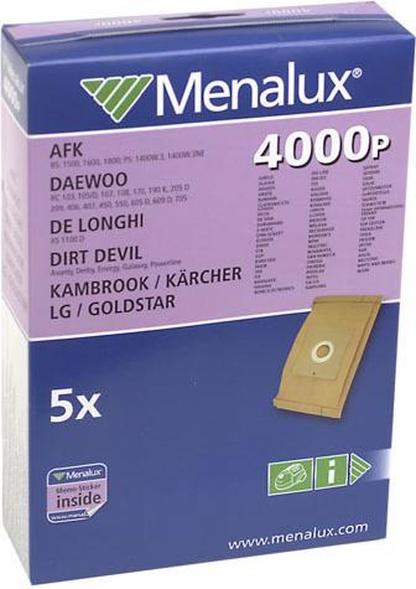 MENALUX - STOFZUIGERZAK TEAM ST 7E + SAMSUNG VC7840 4000P   5 STUKS - 9002561133