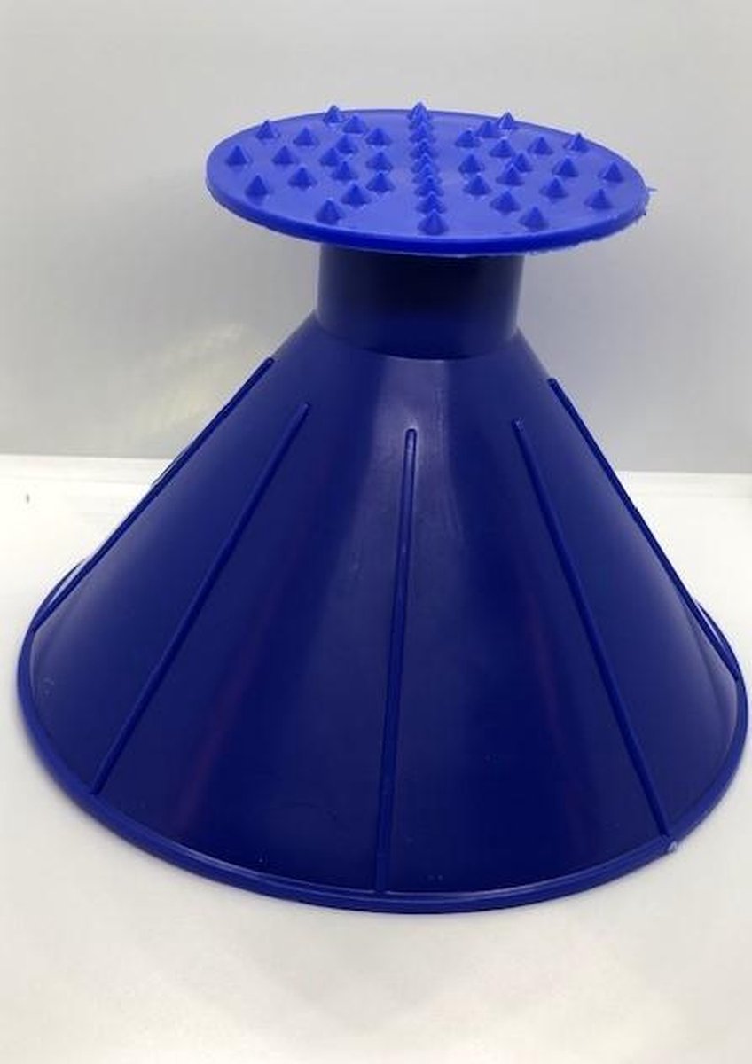Ijskrabber - Sneeuwschuiver - Trechter - 360 Graden - Ruiten Krabber - Kleur Blauw