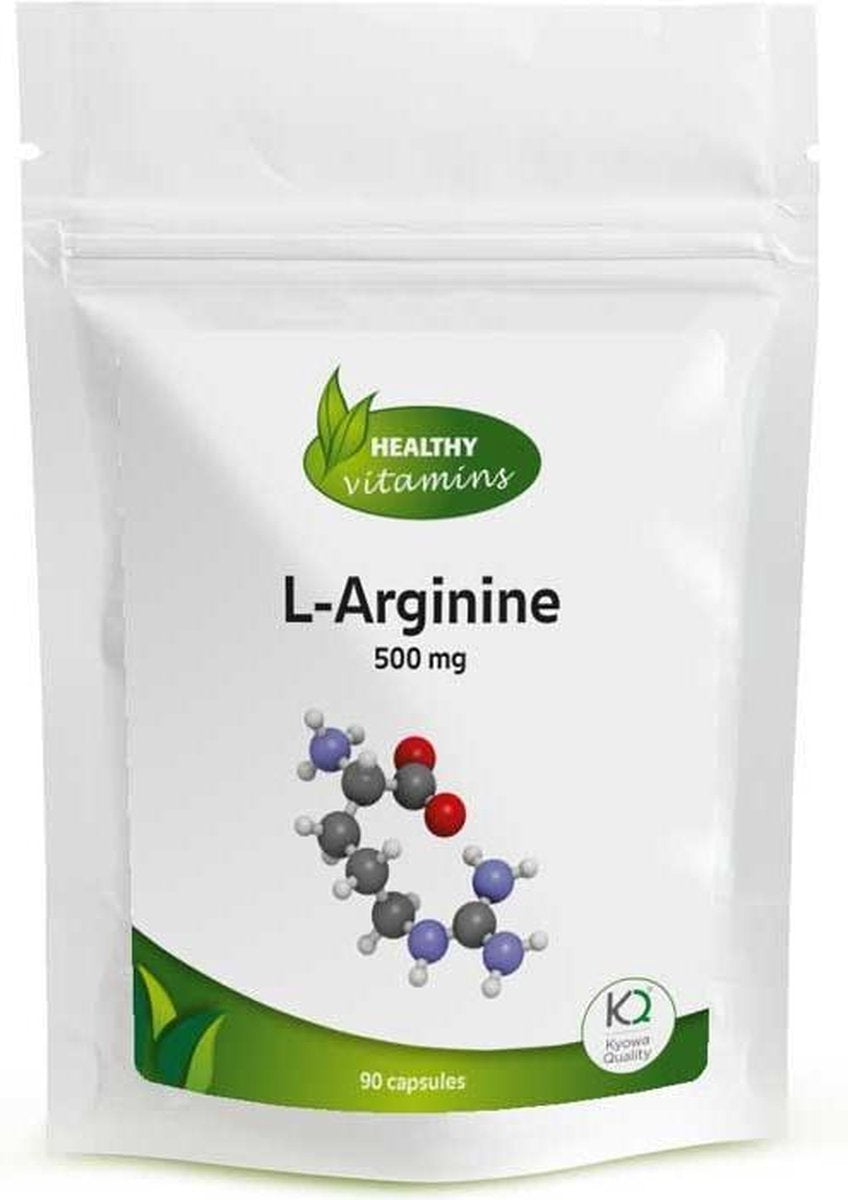 Arginine 500 mg - 90 capsules - Vitaminesperpost.nl