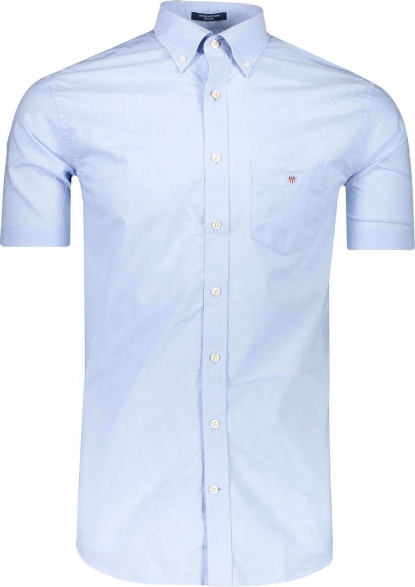 Gant Overhemd Blauw Normaal - Maat XXL - Heren - Lente/Zomer Collectie - Katoen