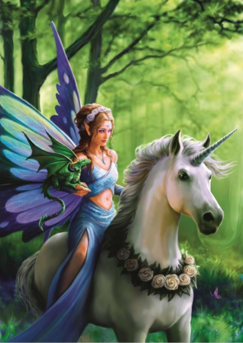 Realm of Enchantment Bluebird legpuzzel Anne Stokes 1500 stukjes