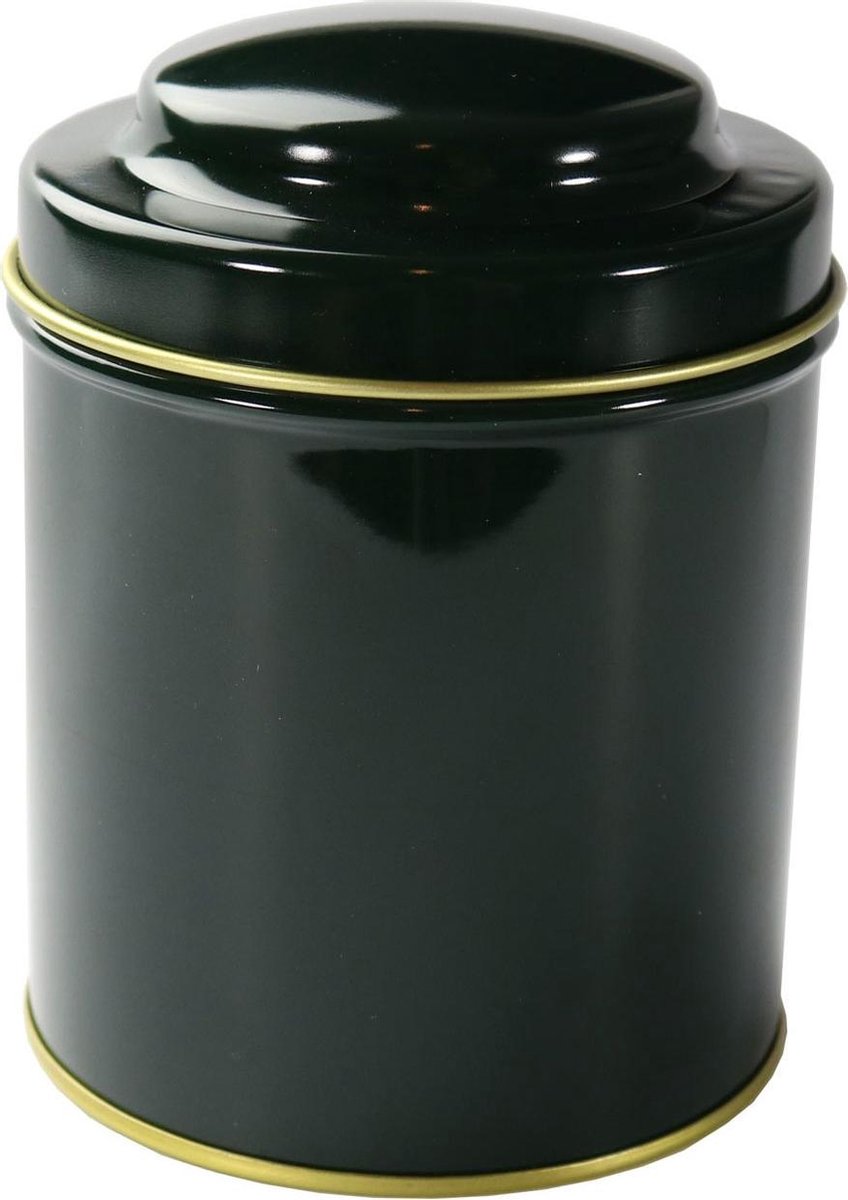Shamila Theeblik Rond Groen - Groen - Blik - 125 gram