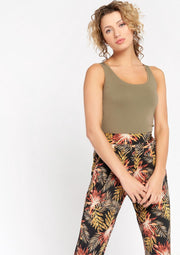 Tanktop van biologisch katoen - Khaki