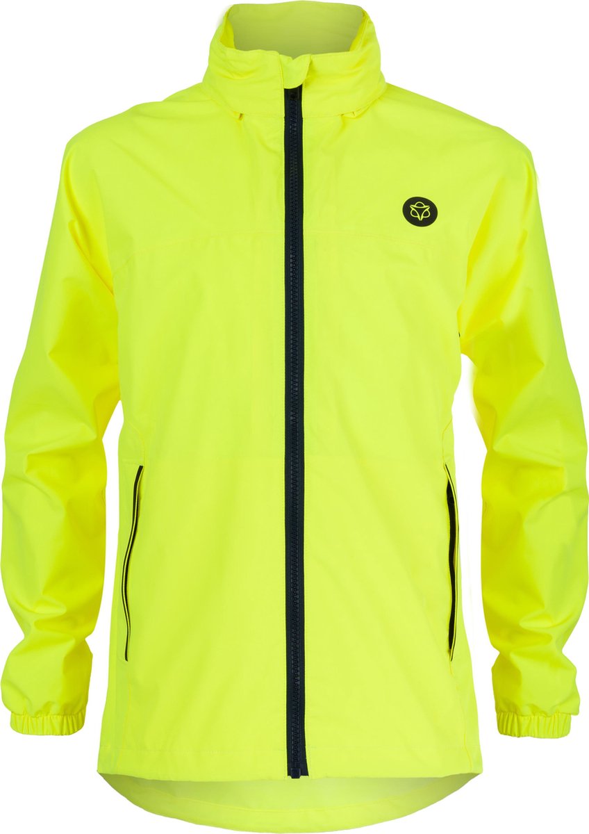 AGU Go Kids Regenjas Essential - Fluo Geel - 164