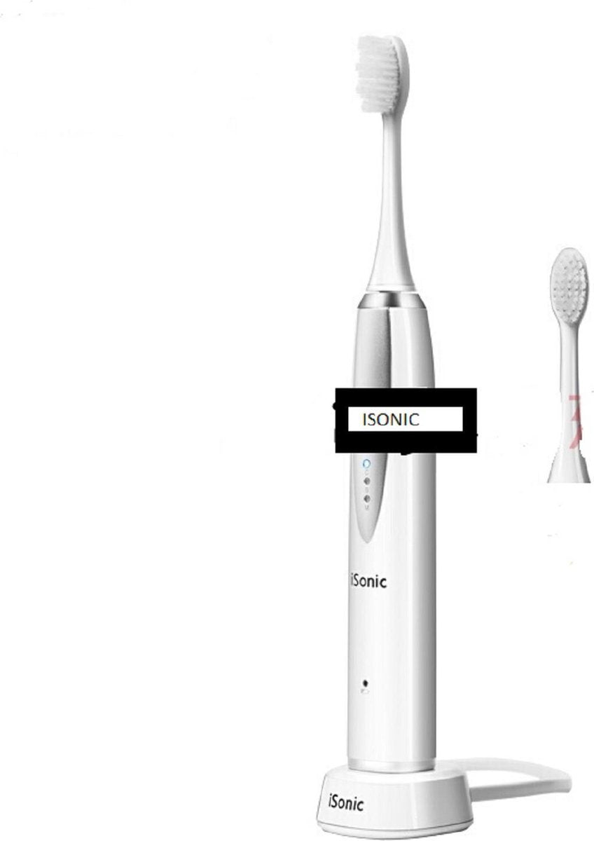 ISONIC elektrische tandenborstel - ook voor kinderen- Inclusief extra opzetborstel