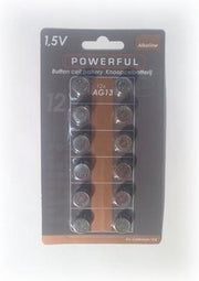 Knoopcel 1.5V AG13 / L1154 Powerfull Alkeline 12 stuks