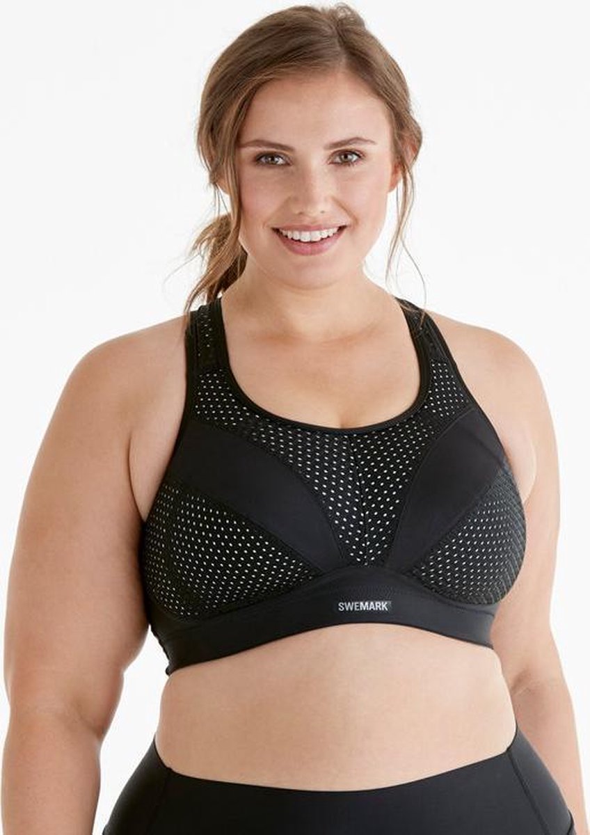 sport bh dames -De beste sport beha- 80D incredible Zwart