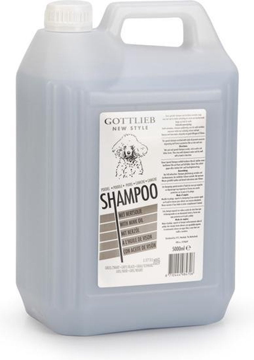 Gottlieb shampoo poedel gr/zwart 5 ltr