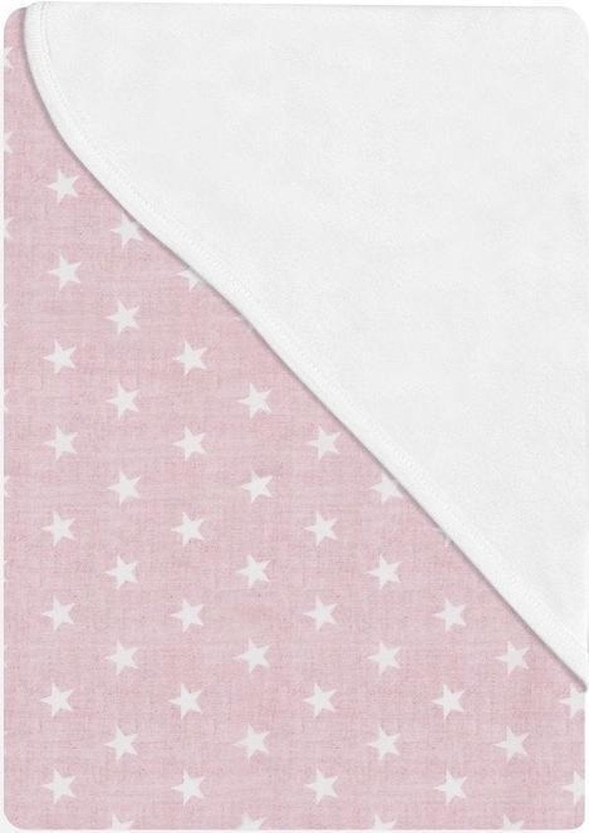 Interbaby Babydeken Star 75 X 65 Cm Katoen Roze
