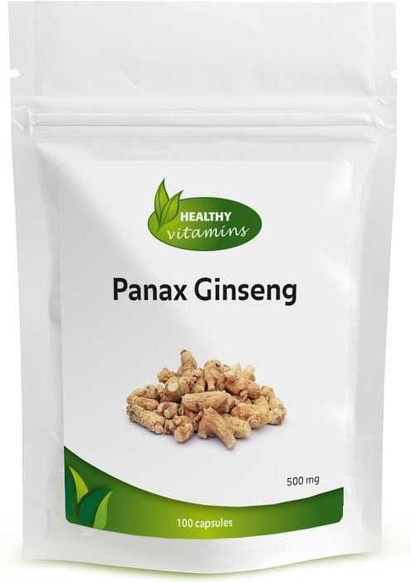 Panax Ginseng ⟹ 100 capsules - 500 mg