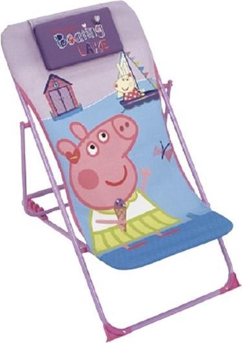 Nickelodeon Loungestoel Peppa Pig 66 X 61 Cm Polyester/staal Paars