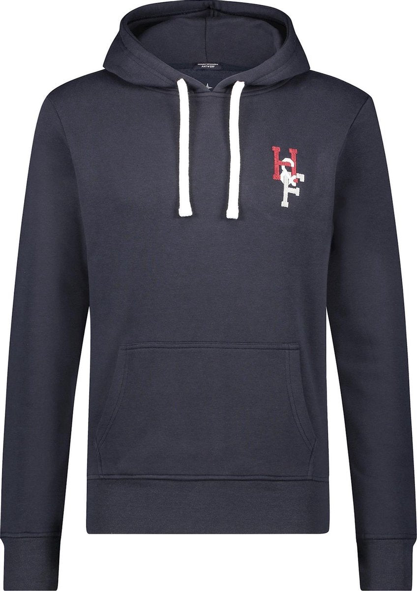 Haze&Finn Hooded Sweater Navy Blauw (MC15-0410 - Navy)