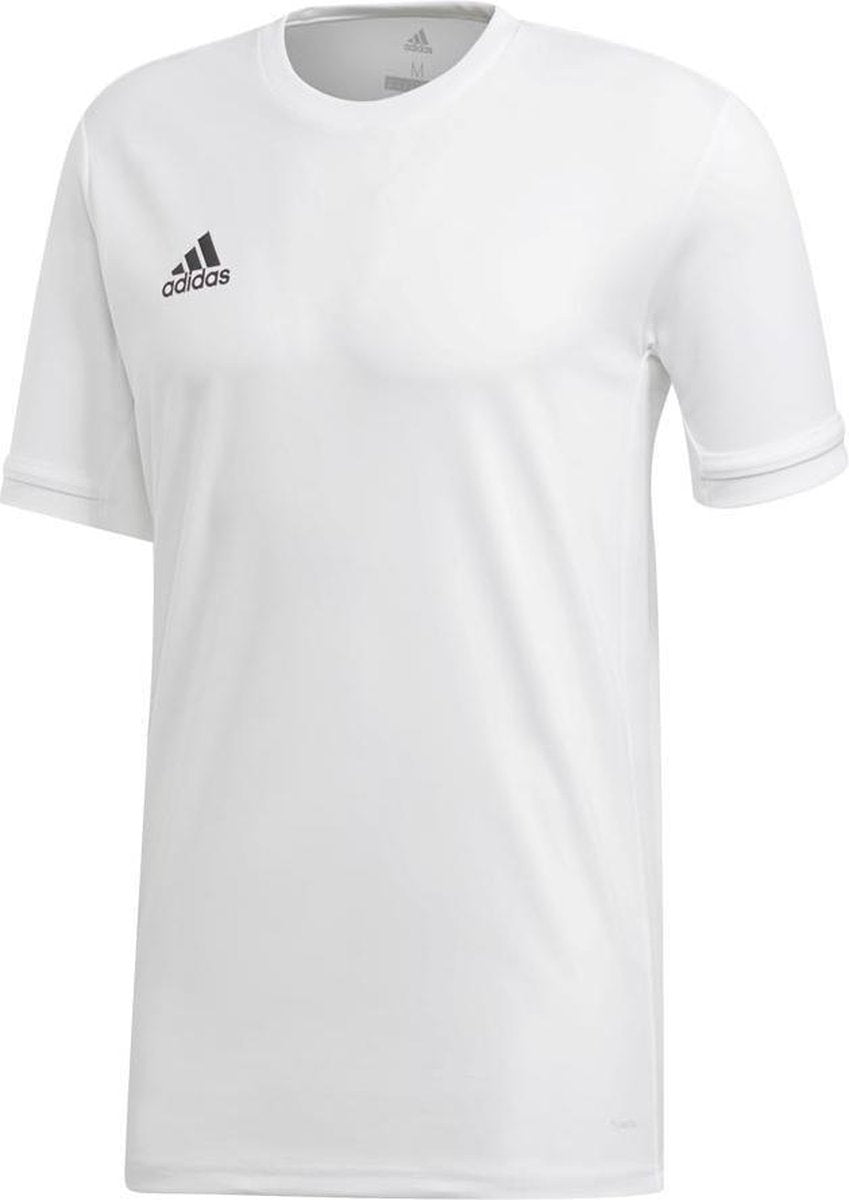 Adidas Team 19 Shirt - Voetbalshirts  - wit - XS