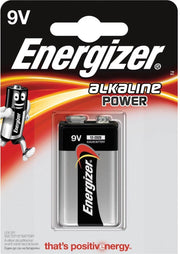 19x Energizer batterij Alkaline Power 9V