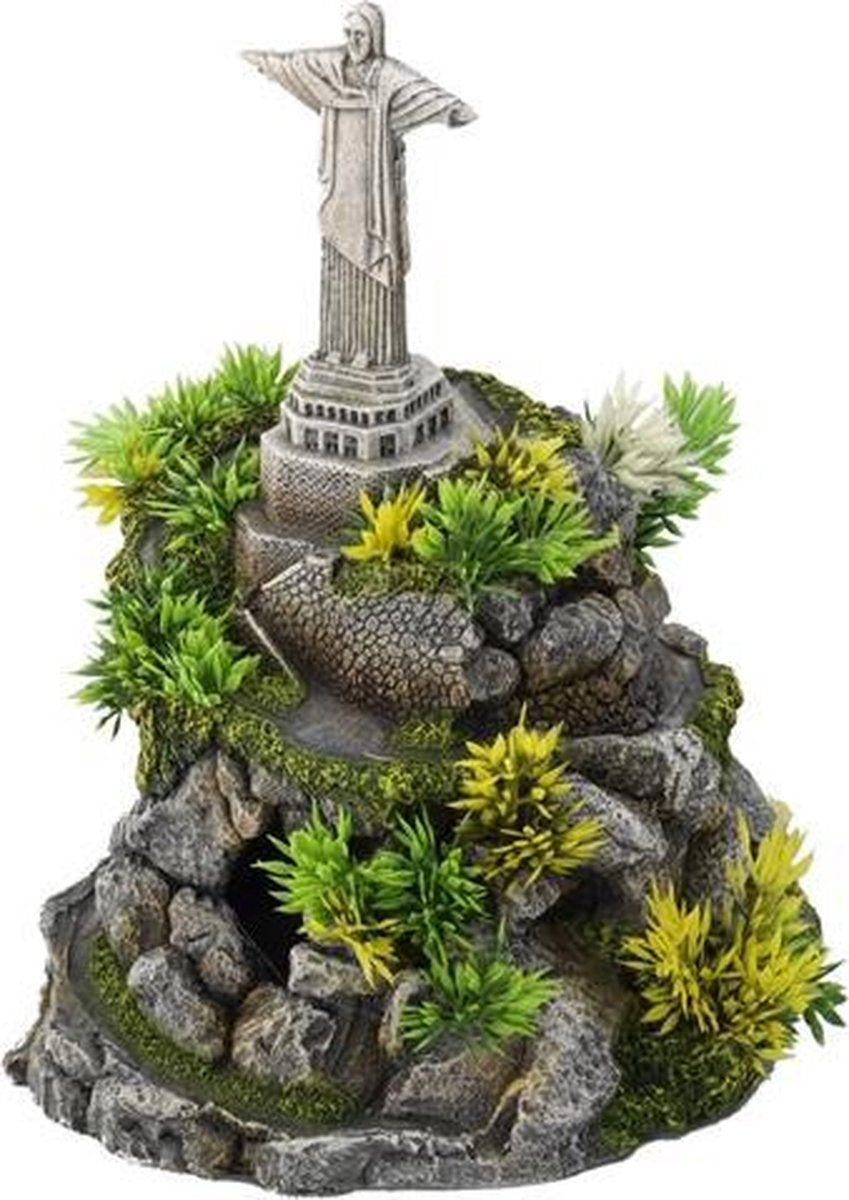 Aqua Della Aquarium decoratie Corcovado in Rio - 20 x 18 x 23