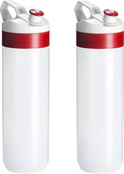 Tacx Bidon Fuse rood 2 stuks   - waterfles - sportbidon -
