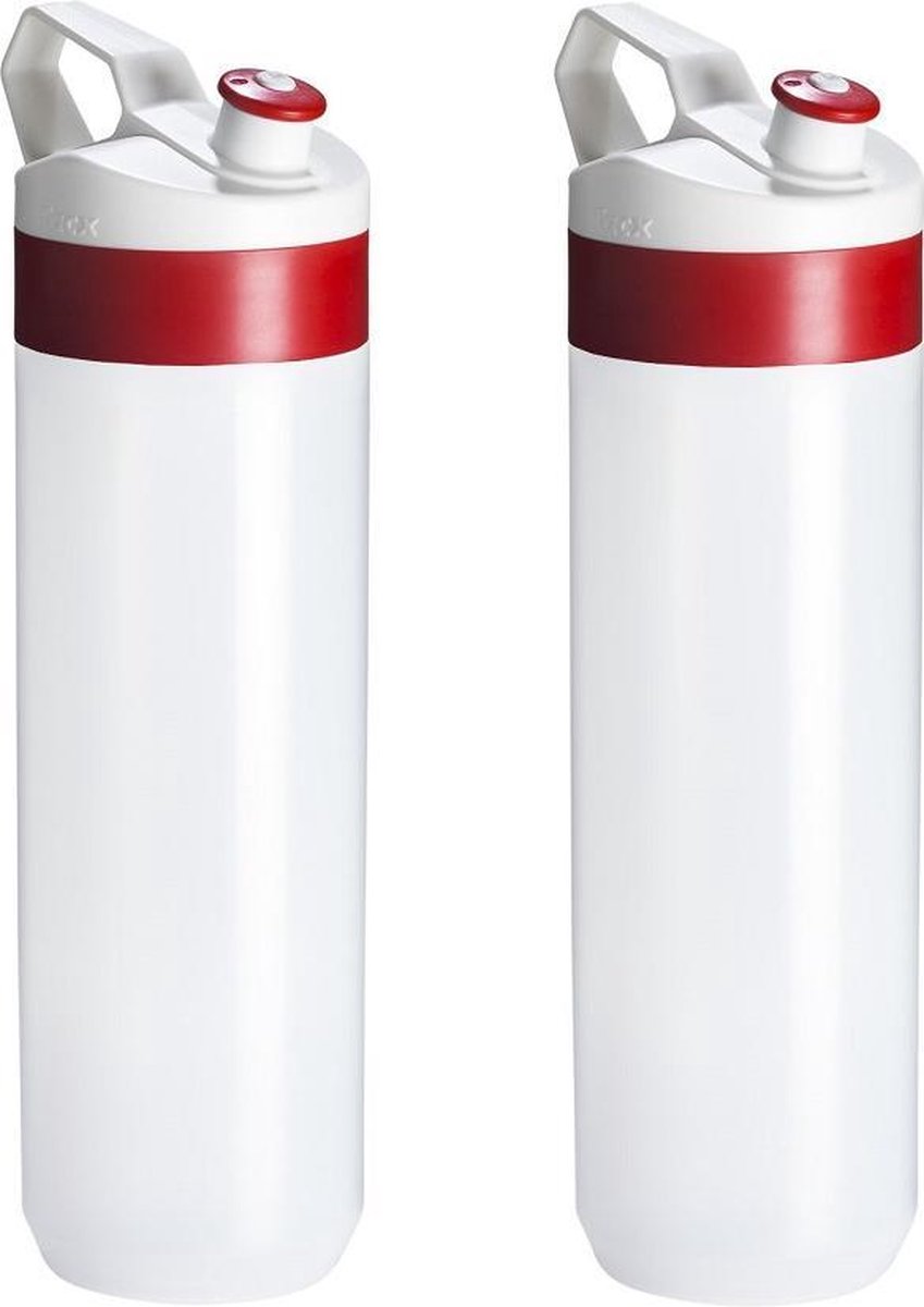 Tacx Bidon Fuse rood 2 stuks   - waterfles - sportbidon -