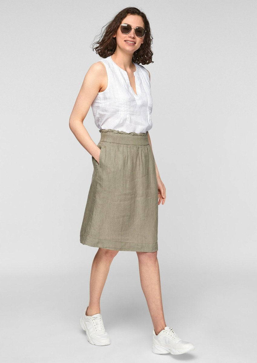 S.oliver blouse Wit-40 (S-M)