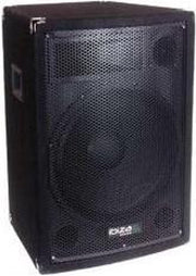 Ibiza DISCO15B Trapezevormige 3weg Luidsprekerbox 38cm 700w