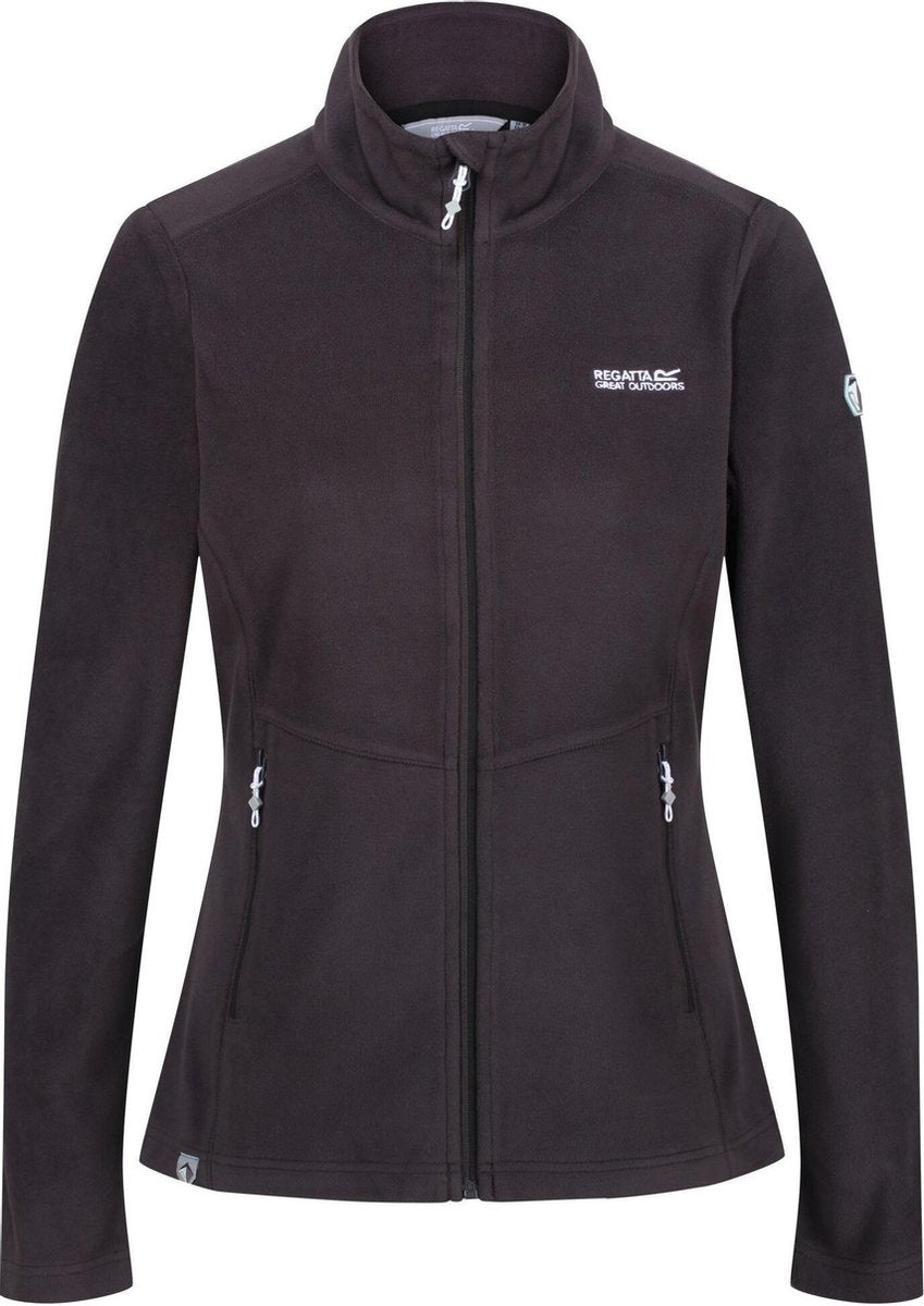 Floreo III wandelfleece met een gemiddeld gewicht en rits over de volle lengte van Regatta voor dames met antipluisafwerking