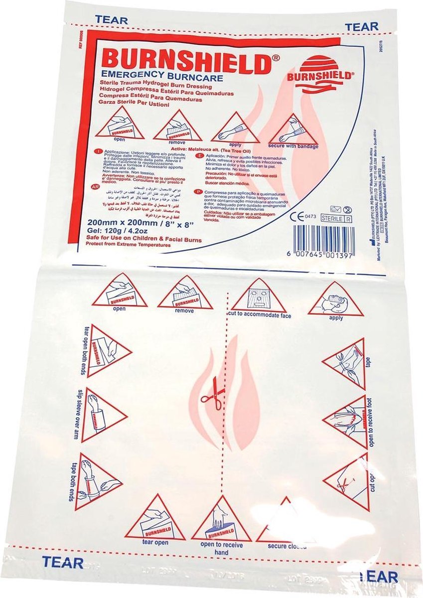 Burnshield 20X20Cm       Putte
