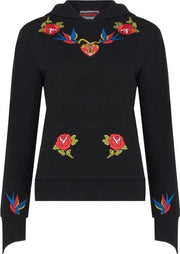 Jawbreaker Sweater/trui -S- Love Tattoo Tattoo print Zwart