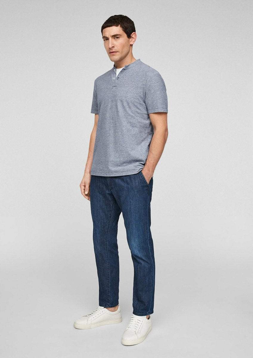 S.oliver shirt Wit Gemêleerd-M