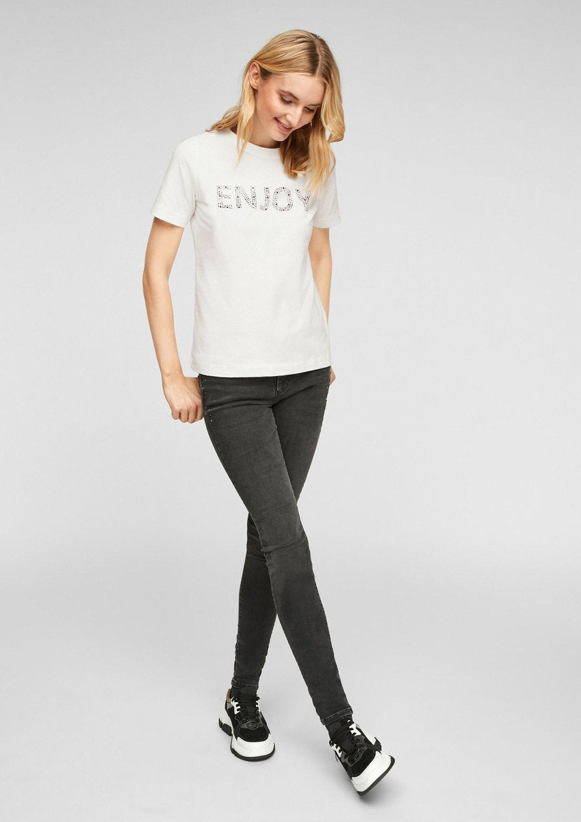 S.oliver shirt Zilver-38 (M)