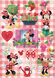 W&o Stickervel Minnie Junior 21 X 30 Cm Papier Rood 2 Stuks