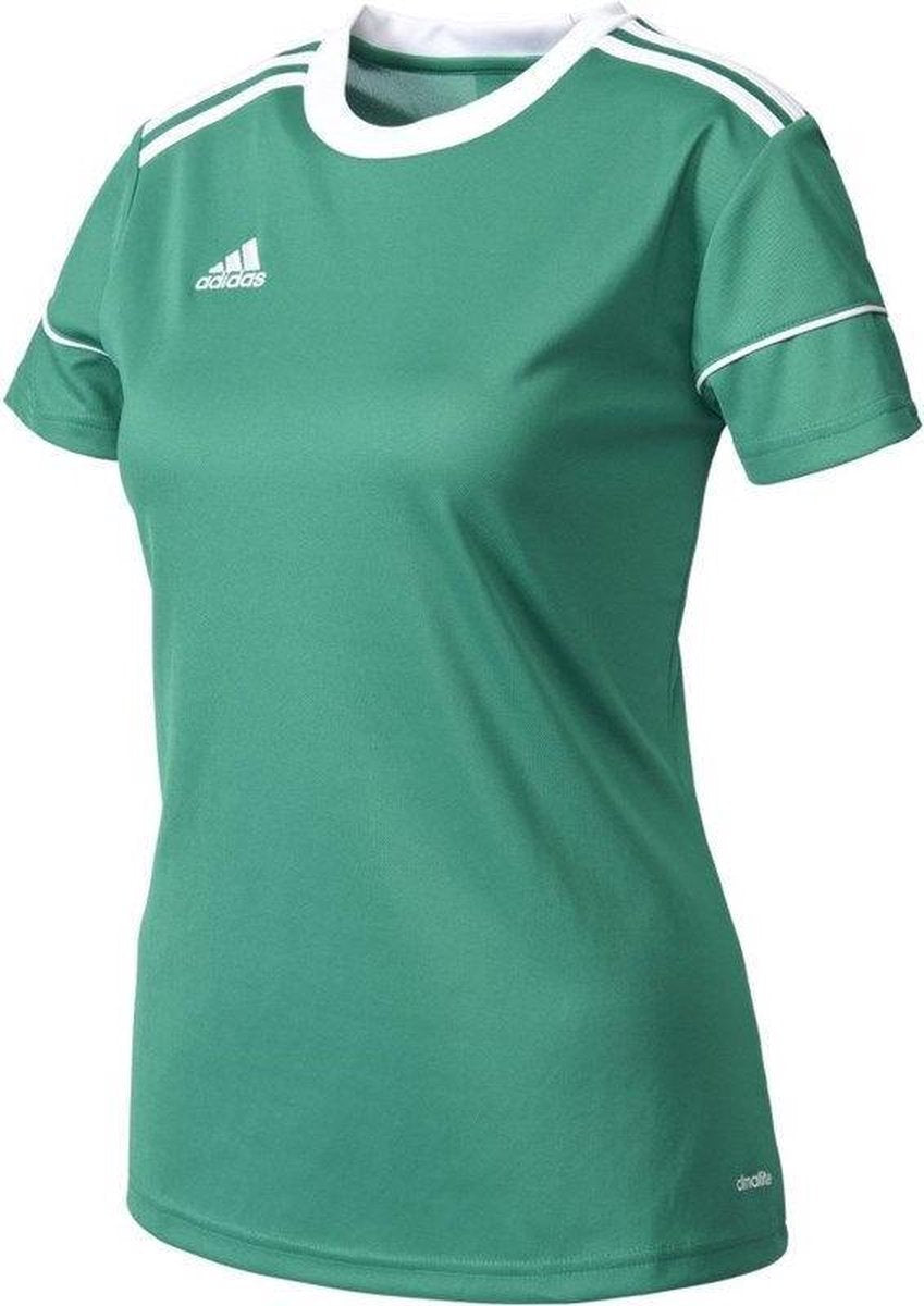 Adidas Squadra 17 Shirt Korte Mouw Dames - Groen | Maat: S