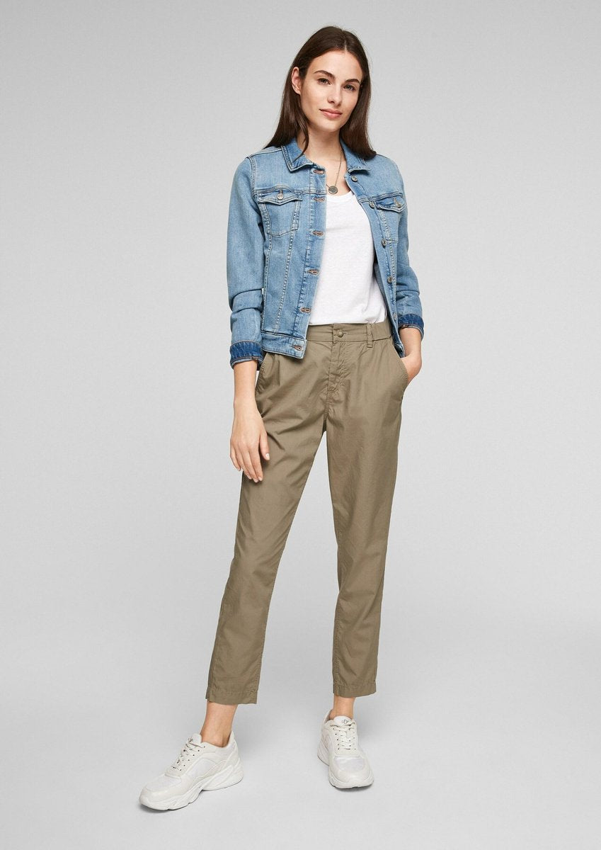 S.oliver chino Olijfgroen-40