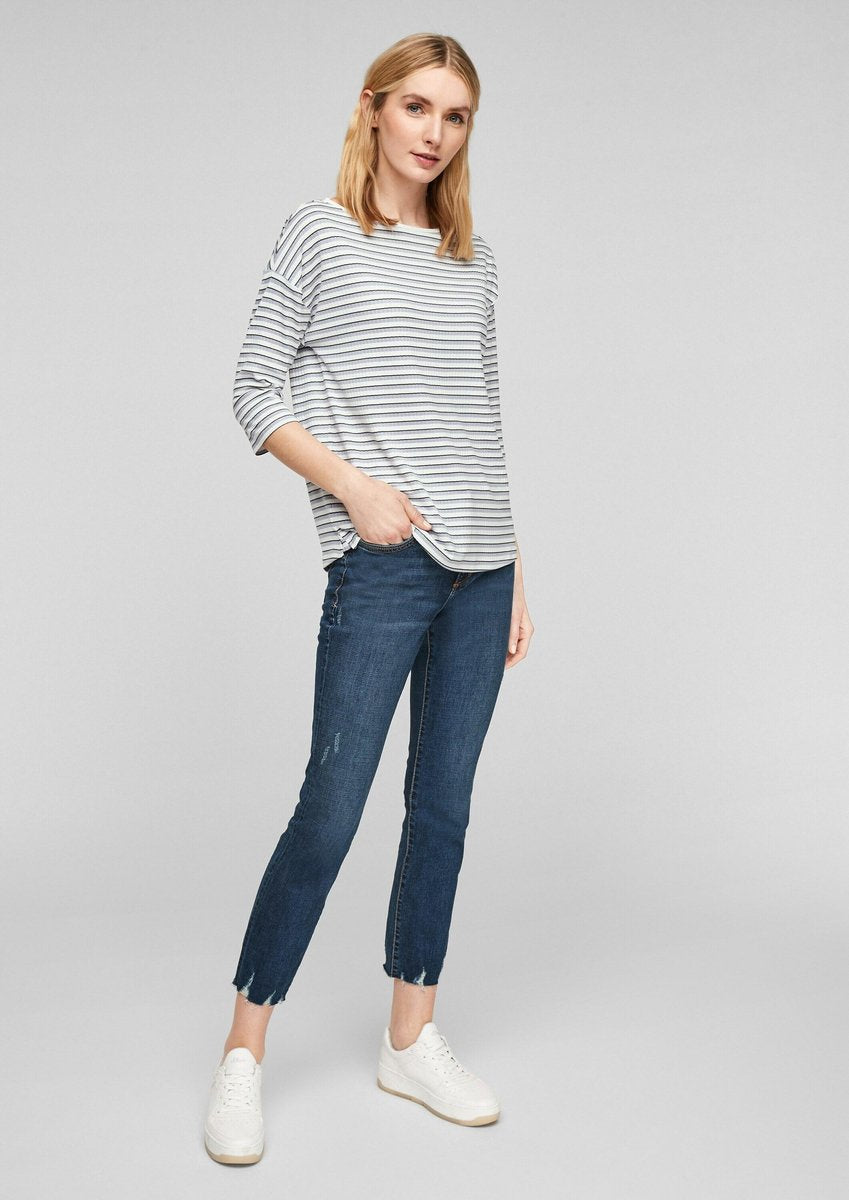 S.oliver shirt Zwart-36 (S)