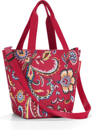 Reisenthel Shopper XS Schooltas - Maat XS - 4L - Paisley Ruby Rood