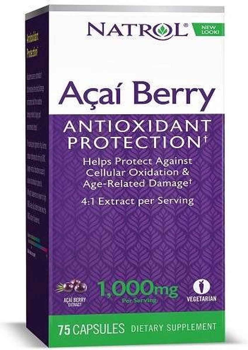 Acai Berry 1000mg Natrol 75v-caps
